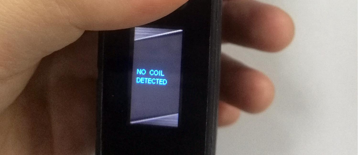 No Coil Detected GeekVape Aegis Legend Kit Instruction